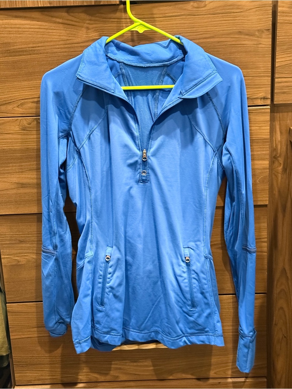 Lululemon Blue Half-Zip Shirt